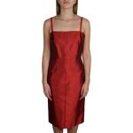 Vestidos rojos de seda de fiesta rebajados Dolce & Gabbana talla S para mujer 