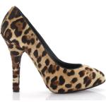 Zapatos marrones de cuero de tacón rebajados Dolce & Gabbana talla 38,5 para mujer 