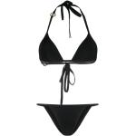 Bikinis triángulo negros rebajados Dolce & Gabbana talla S para mujer 