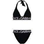 Bikinis triángulo negros rebajados Dolce & Gabbana talla S para mujer 