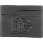 Billetera negras de piel rebajadas con logo Dolce & Gabbana para mujer 