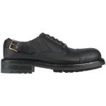 Zapatos negros de poliester con cordones con tacón cuadrado formales Dolce & Gabbana talla 39 para hombre 