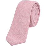 Corbatas rosa pastel de algodón rebajadas DonDon Talla Única para hombre 