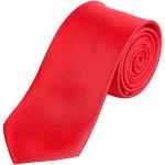 Corbatas rojas DonDon Talla Única para hombre 