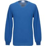 Suéters  azules neón de algodón manga larga con escote V de punto DONDUP talla L para hombre 