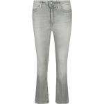 Pantalones ajustados grises de algodón rebajados DONDUP para mujer 