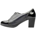 Zapatos negros de cuero de tacón Dorking talla 39 para mujer 