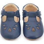 Zapatos azul marino de cuero para fiesta acolchados talla 21 infantiles 