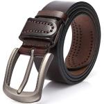 Cinturones marrones de cuero con hebilla  formales talla XXS para hombre 