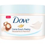 Dove Exfoliating Body Scrub Crushed Macadamia & Rice Milk exfoliante corporal nutritivo 225 ml