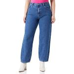 Dr Denim Faye Worker Jeans, Pebble Mid Stone, M/30 para Mujer