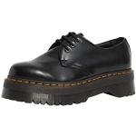 Zapatos derby negros de cuero con tacón de 5 a 7cm formales Dr. Martens Smooth talla 37 para mujer 