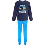 Dragon Ball Z Pijamas para Niño, Camiseta y Pantalon Largo Conjunto 2 Piezas para Niño, Diseño Goten y Trunks Pijama Polar Suave Azul, Regalo Pijama para Niños | Talla 6 Años - Azul