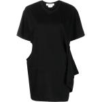 Camisetas negras de algodón de manga corta rebajadas manga corta con cuello redondo Comme des Garçons talla M para mujer 