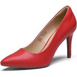 Zapatillas antideslizantes rojas informales acolchadas Dream Pairs talla 40 para mujer 