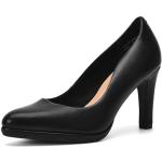 Zapatos negros de sintético con plataforma rebajados de punta puntiaguda con tacón más de 9cm Dream Pairs talla 38 para mujer 