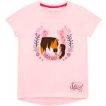DreamWorks Camiseta de Manga Corta para niñas Spirit Riding Free Rosa 7-8 Años