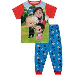 DreamWorks Pijamas para Niños Boss Baby Rojo 6-7 A