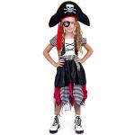 Disfraces multicolor de poliester de pirata infantiles 4 años para niña 