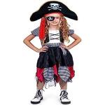 Disfraces multicolor de poliester de pirata infantiles 4 años para niña 