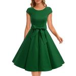 Vestidos verde militar de cóctel vintage Dressystar talla XL para mujer 