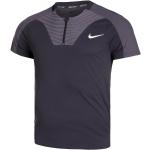 Camisetas deportivas grises de poliester transpirables Nike Dri-Fit talla XL para hombre 