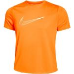 Camisetas naranja de manga corta infantiles Nike Dri-Fit para niña 