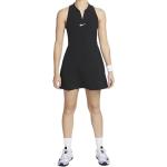 Vestidos negros de poliester de tenis para mujer 
