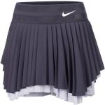 Faldas grises de poliester de tenis Nike Dri-Fit para mujer 