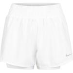 Pantalones cortos blancos de poliester Nike Heritage talla L para mujer 