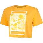 Camisetas amarillas de manga corta manga corta Nike Dri-Fit talla XL para mujer 