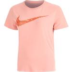 Camisetas deportivas rosas manga corta Nike Dri-Fit para mujer 