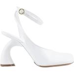 Dries Van Noten, Eleva tu colección con zapatos de cuero White, Mujer, Talla: 36 1/2 EU
