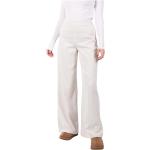 Pantalones blancos de pana de pana ancho W25 largo L32 Drykorn para mujer 