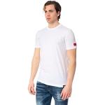 Camisetas negras de algodón de algodón  informales con logo Dsquared2 talla S para hombre 