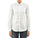 Camisas bordadas blancas de algodón rebajadas informales Dsquared2 para mujer 