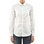 Camisas bordadas blancas de algodón rebajadas informales Dsquared2 talla M para mujer 