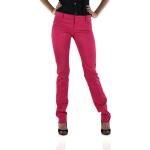 Pantalones chinos rosas de algodón rebajados con logo Dsquared2 talla XS para mujer 