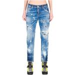 Jeans desgastados azules de denim rebajados desgastado Dsquared2 para mujer 