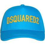 Gorras azules de algodón rebajadas con logo Dsquared2 con bordado talla L para mujer 