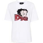 Camisetas blancas rebajadas Betty Boop Pin Up Dsquared2 talla M para mujer 