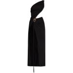 Vestidos largos negros maxi con escote asimétrico Dsquared2 talla S para mujer 