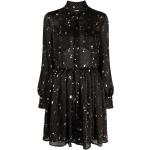 Vestidos estampados negros rebajados micro con lunares Dsquared2 para mujer 
