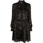 Vestidos estampados negros rebajados micro con lunares Dsquared2 talla XS para mujer 