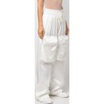 Pantalones cargo blancos de poliamida rebajados ancho W36 con logo Off-White talla L para mujer 