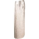 Faldas doradas de viscosa de cintura alta metálico Ralph Lauren Collection talla XS para mujer 