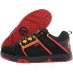 DVS Men's Comanche Black Red Yellow Nubuck Low Top Sneaker Shoes 9