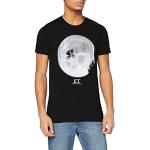 E.T Bike Moon Camiseta, Negro (Black Blk), S para Hombre