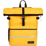 Mochilas amarillas de poliester para portátil con bolsillos exteriores con logo Eastpak para mujer 