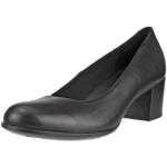 Zapatos negros de piel de tacón con tacón de 3 a 5cm Ecco talla 38,5 para mujer 